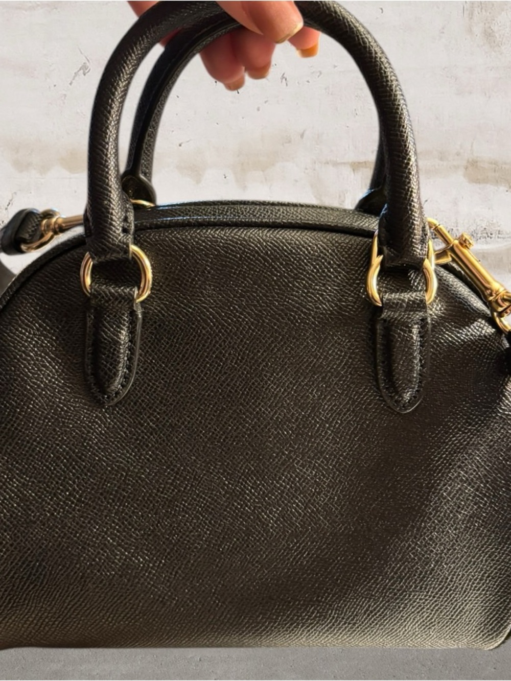 Coach Sydney Satchel in Black NWT - Picture 4 of 9